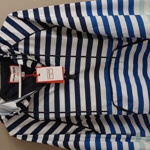 NWT Hunter For Target Striped Hooded Lightweight Jacket